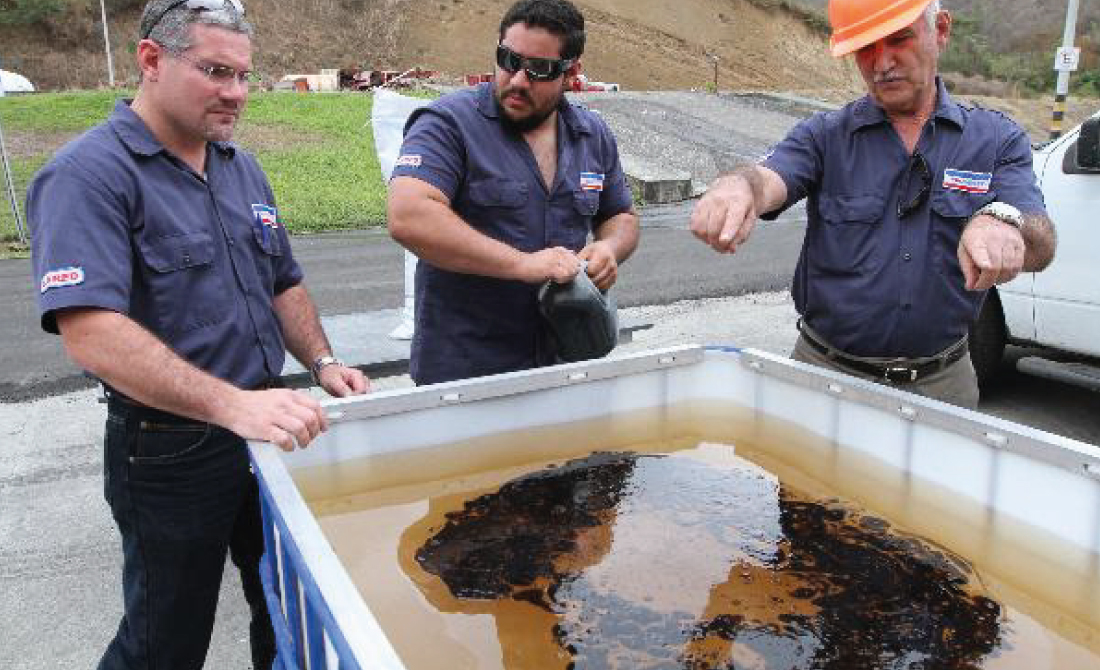 Solucion para derrames de petroleo