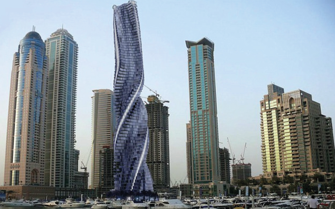 Edificio que gira 360 grados