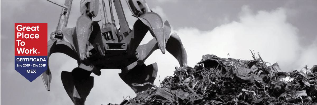 Grua con pinza para chatarra, garra para chatarra, Servicios de reciclaje Industrial