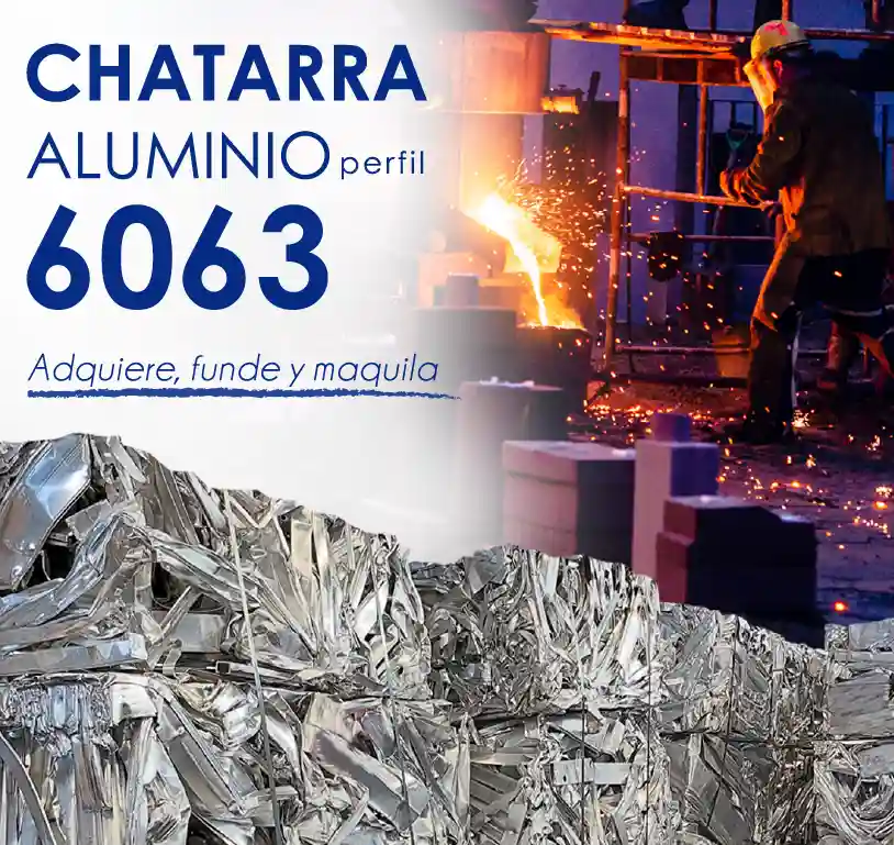 Chatarra aluminio 6063