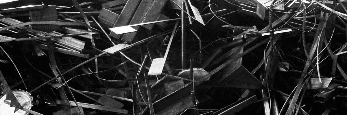 Chatarra de metal psado