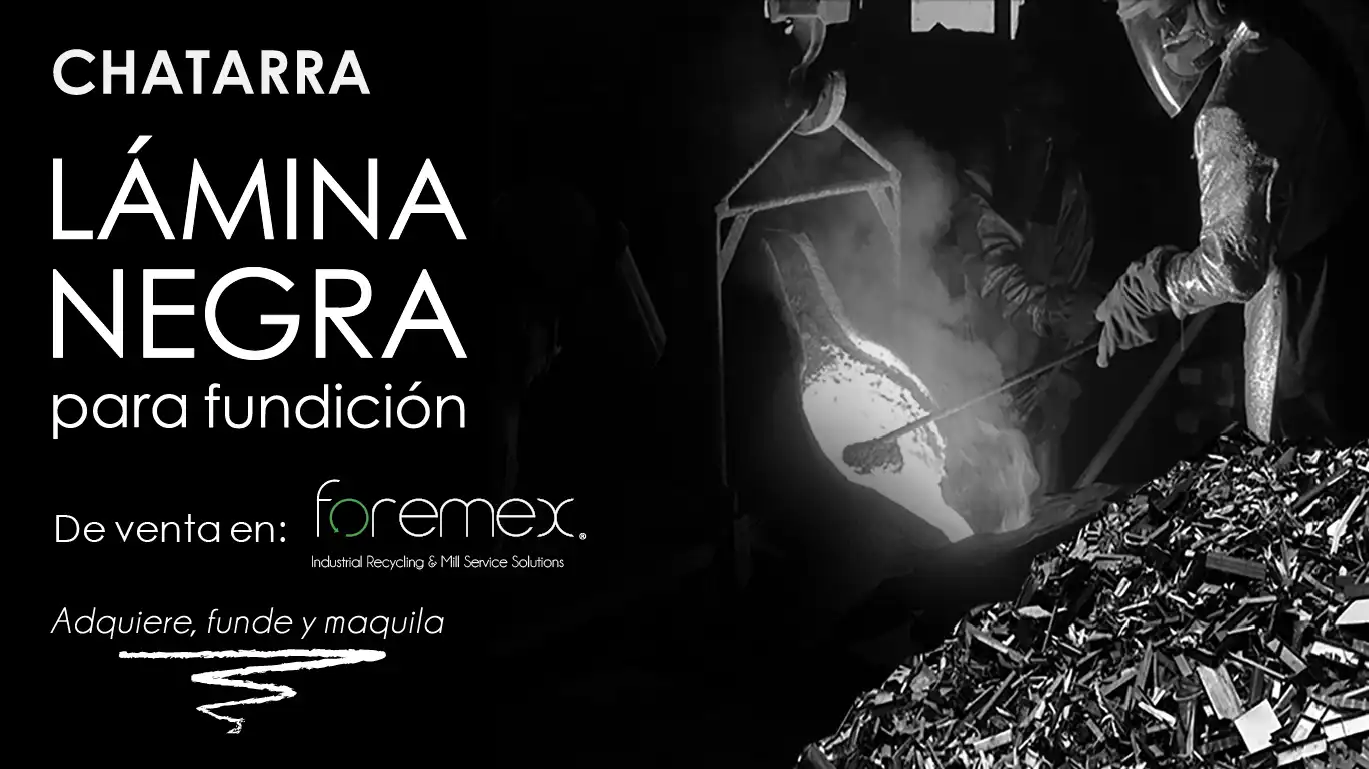 chatarra de lámina negra